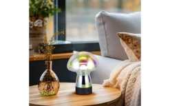 Dooley Bordslampa LED transparent, skimrande, uppladdningsbar