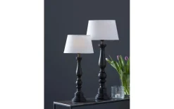 Doris Lampfot 53cm Svart