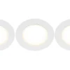 Doris 230V Spotlight 3000K 5,5W Vit 3-pack IP65