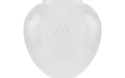 Droppskärm 200 - Klart rutslipat kristallglas