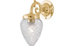 Droppskärm 80/120 - Klart rutslipat kristallglas