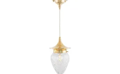 Droppskärm 80/120 - Klart rutslipat kristallglas