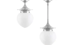 Droppskärm 100/190 - Vitt överfångsglas