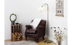 Duett 2L Golvlampa 140cm Antik/Vit