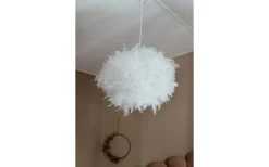 Dun Taklampa 40cm Vit