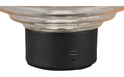 Earl Bordslampa LED matt svart/bärnstensfärgad uppladdningsbar