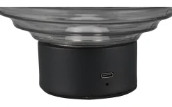 Earl Bordslampa LED mattsvart/rökfärgad uppladdningsbar