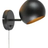 Edgar Vägglampa Svart