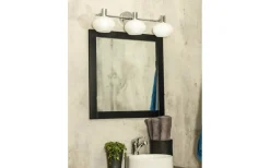 Elba Vägglampa Krom/Opalvit IP44