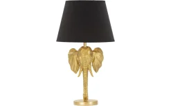 Elephant Bordslampa Elefant 59cm Guld/Svart