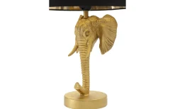 Elephant Bordslampa Elefant 43cm Guld/Svart