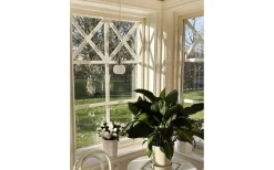 Elin Fönsterlampa 10cm Stål/Opal