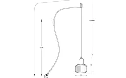 Elin Fönsterlampa 10cm Svart/Rök