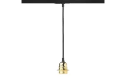 Elisa 1-fas Pendel Svart/ Guld