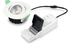 Ellen 230V Spotlight Dim to Warm 2200-2700K 6W Vit 3-pack IP65