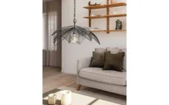 Elm Taklampa 70cm Svart