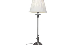 Elsa Lampfot 48cm Borstad Krom