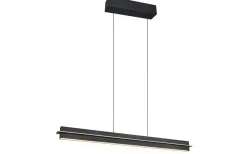 Emerson Takpendel LED matt svart/guld