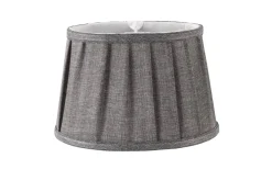 Emily Lampskärm Oval 22cm Grå