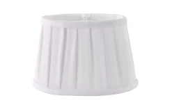 Emily Lampskärm Oval 22cm Vit