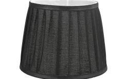 Emily Plisserad Lampskärm Ø24cm Svart
