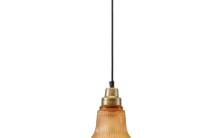 Emmi Fönsterlampa 12cm Amber/Mässing