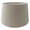 Engelska Fröskal Lampskärm Oval 30cm Beige