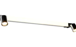 Enrico H2O LED + 2xGU10 Vägglampa 90cm krom IP44