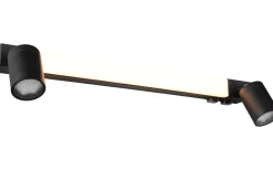 Enrico H2O LED + 2xGU10 Vägglampa 60cm mattsvart IP44