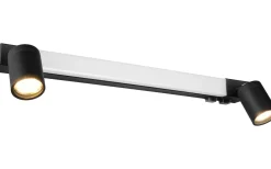 Enrico H2O LED + 2xGU10 Vägglampa 60cm mattsvart IP44