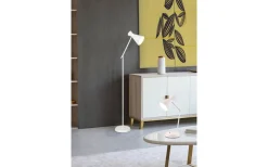 Enzo Golvlampa E27 matt vit