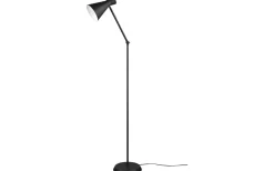 Enzo Golvlampa E27 mattsvart