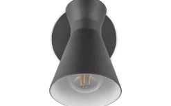 Enzo Vägglampa E27 mattsvart