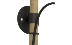 Espresso Vägglampa Svart/Trä