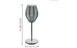 Estanys Bordslampa 56cm Nickel