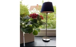 Ester Lampfot 43cm Silver