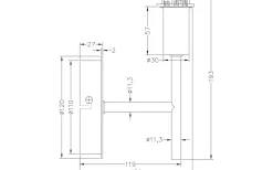 Ester Vägglampa Silver