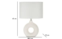 Eterna Bordslampa 43cm Vit