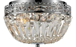 Etienne Kristallplafond 25cm 2L Krom