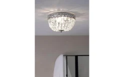 Etienne Kristallplafond 25cm 2L Krom