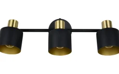 Eva Spotlight 3-delad E14 svart/guld