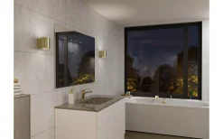 Evoke S Vägglampa Mässing IP44