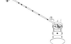 Extention Kabelkanal 157cm Nickel