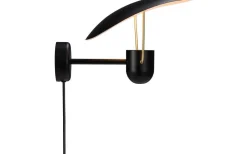 Fabiola Vägglampa Svart/Mässing