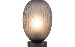 Facette Bordslampa E27 matt svart/rökfärgad