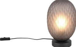 Facette Bordslampa E27 matt svart/rökfärgad