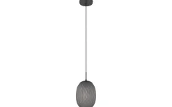 Facette Fönsterlampa 17,5cm E27 mattsvart/rök