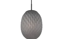 Facette Fönsterlampa 17,5cm E27 mattsvart/rök