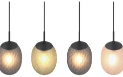 Facette Taklampa 4-st E27 mattsvart/flerfärgad