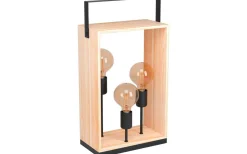 Famborough Bordslampa 57cm 3L Trä/Svart